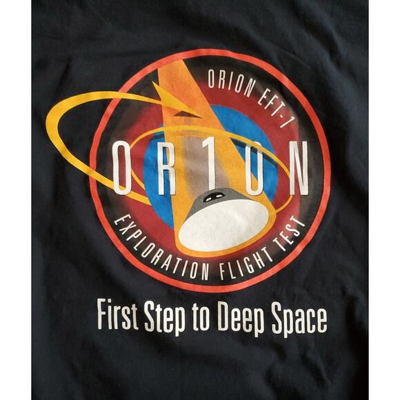 NASA ORION EFT-1 Exploration Flight Test Men's T-Shirt Size 3XL Big - Historic!! - Picture 1 of 7